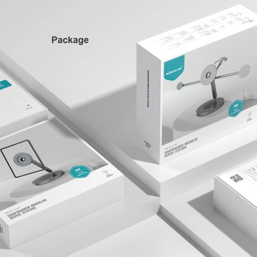 Wielofunkcyjny uchwyt biurkowy Nillkin Snapbranch Modular Device Station Gray/Szary