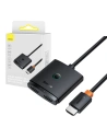 HDMI-Adapter Baseus 2w1 Kabel 1m (schwarz)