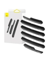 Baseus T-Space Bumper Guard Kit for Tesla Cluster (black) [6 PACK]