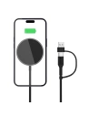 Hurtownia GSM - Vezeték nélküli töltő Tech-Protect Qi15W-A25 Magnetic Magsafe Vezeték nélküli töltő Fekete - THP2041 - {ean13} - Hurt