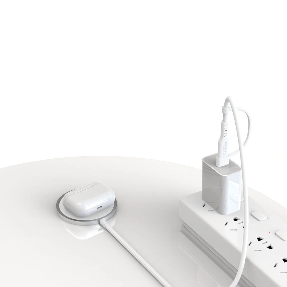 Hurtownia GSM - Vezeték nélküli töltő Tech-Protect Qi15W-A25 Magnetic Magsafe Vezeték nélküli töltő Fehér - THP2042 - {ean13} - Hurt