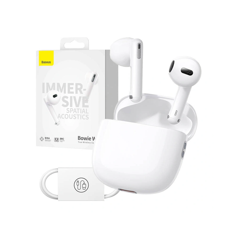 Hurtownia GSM - TWS Kopfhörer Baseus Bowie WX5 Bluetooth 5.3 (weiß) - BSU4313 - {ean13} - Hurt