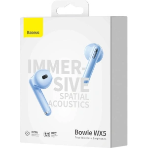 Hurtownia GSM - Sluchátka TWS Baseus Bowie WX5 Bluetooth 5.3 (modré) - BSU4314 - {ean13} - Hurt