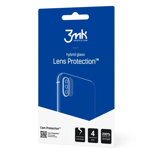 [OUTLET] Szkło hybrydowe na obiektyw aparatu 3MK Lens Protection Realme 8 5G [4 PACK]