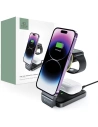 Bezdrátová nabíječka MagSafe Tech-Protect Qi15W-A28 3v1 Magnetic Wireless Charger Černá
