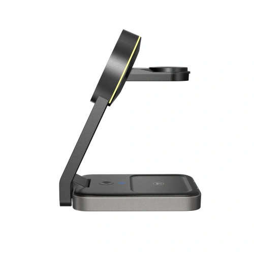 Ładowarka bezprzewodowa MagSafe Tech-Protect Qi15W-A28 3in1 Magnetic Wireless Charger Black