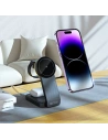 Hurtownia GSM - MagSafe vezeték nélküli töltő Tech-Protect Qi15W-A28 3in1 Magnetic vezeték nélküli töltő fekete - THP2044 - {ean13} - Hurt