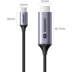 Hurtownia GSM - Cablul UGREEN CM565 USB C/HDMI 2.1 8K 60Hz 1.5m gri - UGR1626 - {ean13} - Hurt