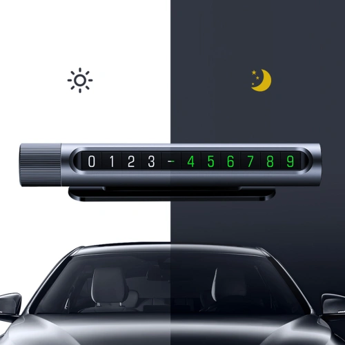 Tabliczka parkingowa do samochodu UGREEN LP151 szara