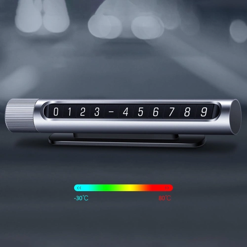 Tabliczka parkingowa do samochodu UGREEN LP151 szara