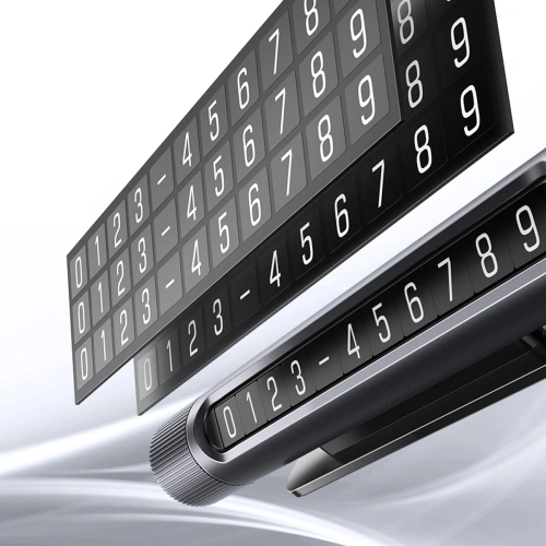 Tabliczka parkingowa do samochodu UGREEN LP151 szara