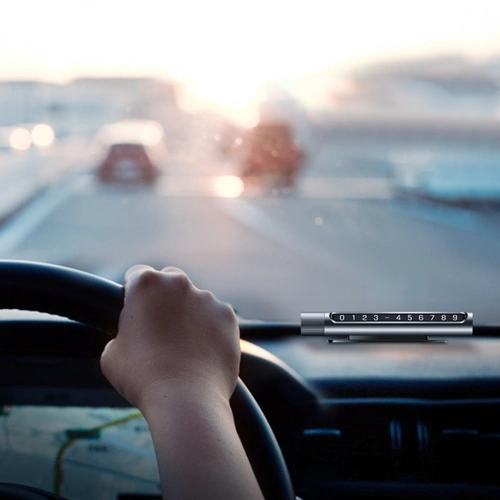 Tabliczka parkingowa do samochodu UGREEN LP151 szara