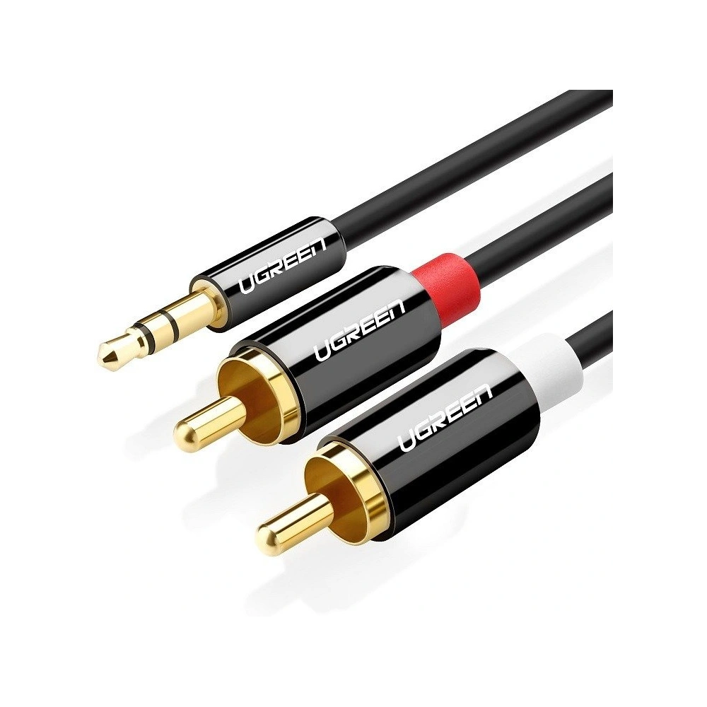 Hurtownia GSM - Cablul UGREEN AV116 3,5mm mini jack/2RCA (Cinch) 5m (negru) - UGR1630 - {ean13} - Hurt