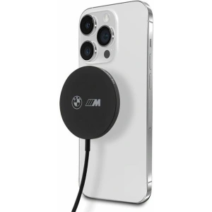 Hurtownia GSM - MagSafe vezeték nélküli töltő BMW BMCBMSPLK 15W fekete/black M Edition - BMW468 - {ean13} - Hurt
