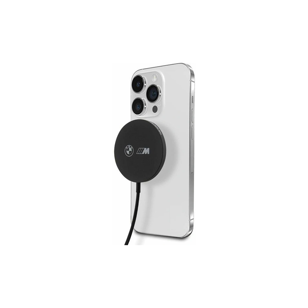 Hurtownia GSM - MagSafe vezeték nélküli töltő BMW BMCBMSPLK 15W fekete/black M Edition - BMW468 - {ean13} - Hurt