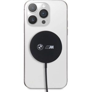 Hurtownia GSM - MagSafe vezeték nélküli töltő BMW BMCBMSPLK 15W fekete/black M Edition - BMW468 - {ean13} - Hurt