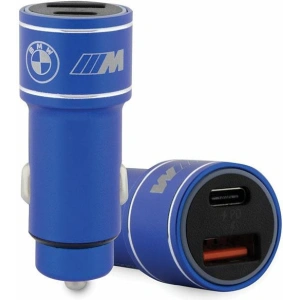 Hurtownia GSM - Autós töltő BMW BMCCMUSBCB PD-QC 3.0 20W Gyors Töltés kék/blue M Edition - BMW469 - {ean13} - Hurt