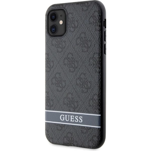 Hurtownia GSM - Etui Guess GUHCN61P4SNK Apple iPhone 11/XR gri/grey hardcase 4G Stripe - GUE2605 - {ean13} - Hurt