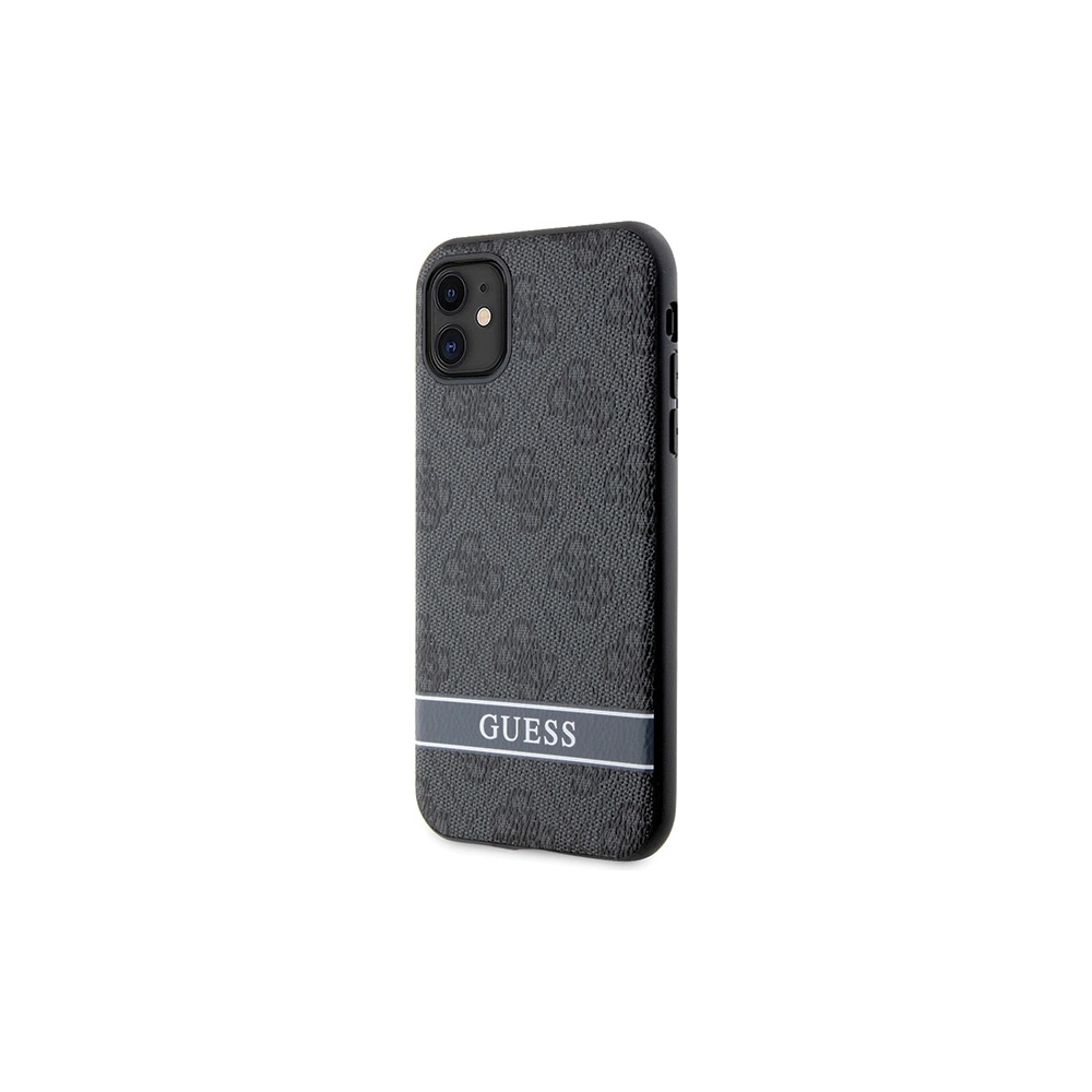 Hurtownia GSM - Etui Guess GUHCN61P4SNK Apple iPhone 11/XR gri/grey hardcase 4G Stripe - GUE2605 - {ean13} - Hurt