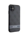 Hurtownia GSM - Etui Guess GUHCN61P4SNK Apple iPhone 11/XR gri/grey hardcase 4G Stripe - GUE2605 - {ean13} - Hurt