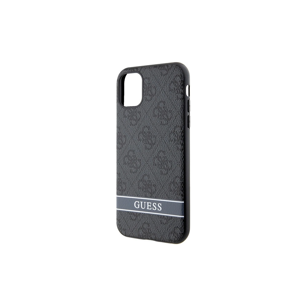 Hurtownia GSM - Etui Guess GUHCN61P4SNK Apple iPhone 11/XR gri/grey hardcase 4G Stripe - GUE2605 - {ean13} - Hurt