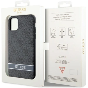 Wholesale Guess GUHCN61P4SNK Apple iPhone 11/XR gray hardcase 4G Stripe - GUE2605 - {ean13} - Hurt