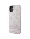 Wholesale Guess GUHCN61P4SNP Apple iPhone 11/XR pink hardcase 4G Stripe - GUE2606 - {ean13} - Hurt