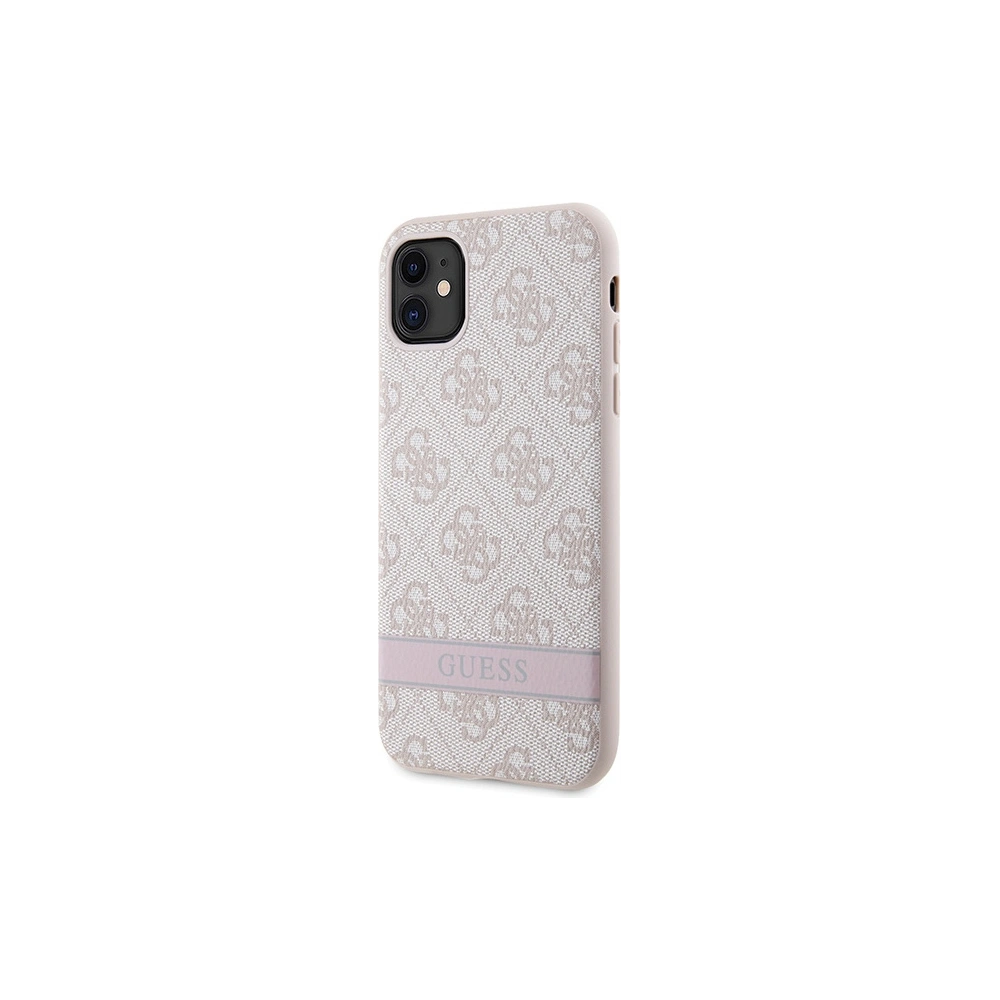Wholesale Guess GUHCN61P4SNP Apple iPhone 11/XR pink hardcase 4G Stripe - GUE2606 - {ean13} - Hurt