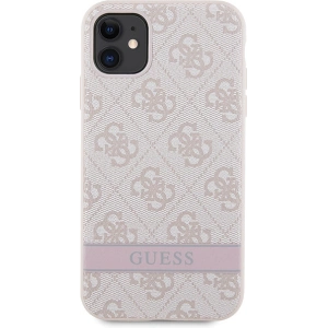 Hurtownia GSM - Etui Guess GUHCN61P4SNP Apple iPhone 11/XR rózsaszín/pink hardcase 4G Stripe - GUE2606 - {ean13} - Hurt