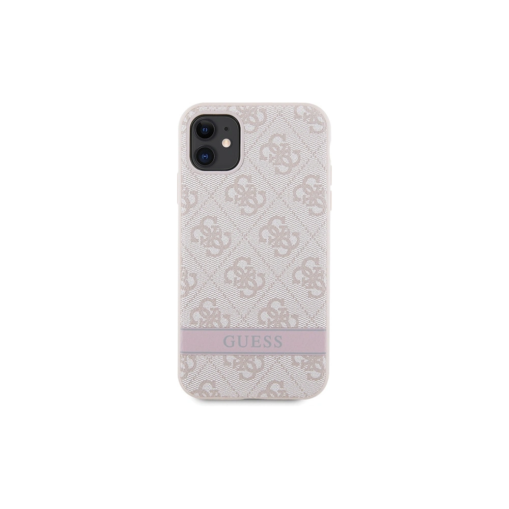 Wholesale Guess GUHCN61P4SNP Apple iPhone 11/XR pink hardcase 4G Stripe - GUE2606 - {ean13} - Hurt