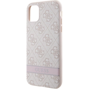 Hurtownia GSM - Etui Guess GUHCN61P4SNP Apple iPhone 11/XR rózsaszín/pink hardcase 4G Stripe - GUE2606 - {ean13} - Hurt