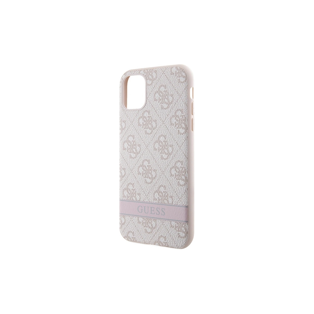 Wholesale Guess GUHCN61P4SNP Apple iPhone 11/XR pink hardcase 4G Stripe - GUE2606 - {ean13} - Hurt