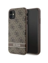Hurtownia GSM - Etui Guess GUHCN61P4SNW Apple iPhone 11/XR maroniu/brown hardcase 4G Stripe - GUE2607 - {ean13} - Hurt