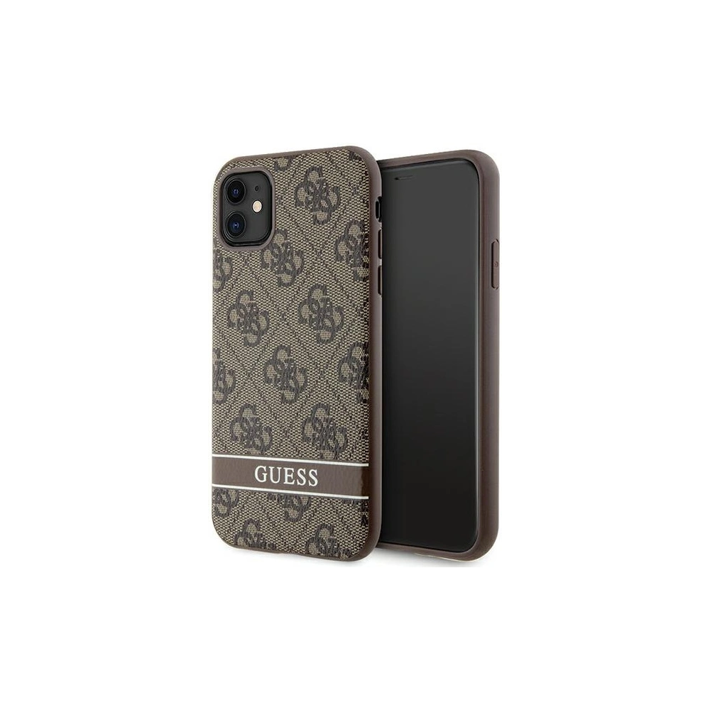 Wholesale Guess GUHCN61P4SNW Apple iPhone 11/XR brown hardcase 4G Stripe - GUE2607 - {ean13} - Hurt