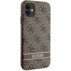 Wholesale Guess GUHCN61P4SNW Apple iPhone 11/XR brown hardcase 4G Stripe - GUE2607 - {ean13} - Hurt