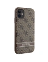 Hurtownia GSM - Etui Guess GUHCN61P4SNW Apple iPhone 11/XR maroniu/brown hardcase 4G Stripe - GUE2607 - {ean13} - Hurt