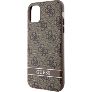 Wholesale Guess GUHCN61P4SNW Apple iPhone 11/XR brown hardcase 4G Stripe - GUE2607 - {ean13} - Hurt