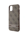 Hurtownia GSM - Etui Guess GUHCN61P4SNW Apple iPhone 11/XR maroniu/brown hardcase 4G Stripe - GUE2607 - {ean13} - Hurt