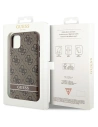 Hurtownia GSM - Etui Guess GUHCN61P4SNW Apple iPhone 11/XR maroniu/brown hardcase 4G Stripe - GUE2607 - {ean13} - Hurt