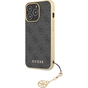 Hurtownia GSM - Etui Guess GUHCP14LGF4GGR Apple iPhone 14 Pro gri/grey hardcase 4G Charms Collection - GUE2608 - {ean13} - Hurt