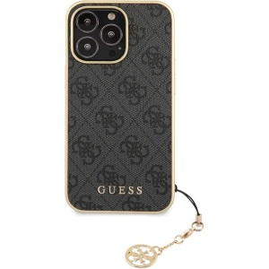 Hurtownia GSM - Etui Guess GUHCP14LGF4GGR Apple iPhone 14 Pro gri/grey hardcase 4G Charms Collection - GUE2608 - {ean13} - Hurt