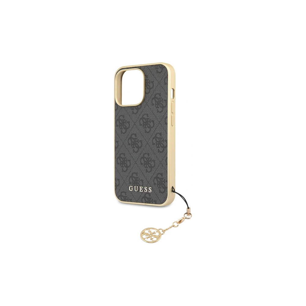 Hurtownia GSM - Etui Guess GUHCP14LGF4GGR Apple iPhone 14 Pro szary/grey hardcase 4G Charms Collection - GUE2608 - {ean13} - Hurt