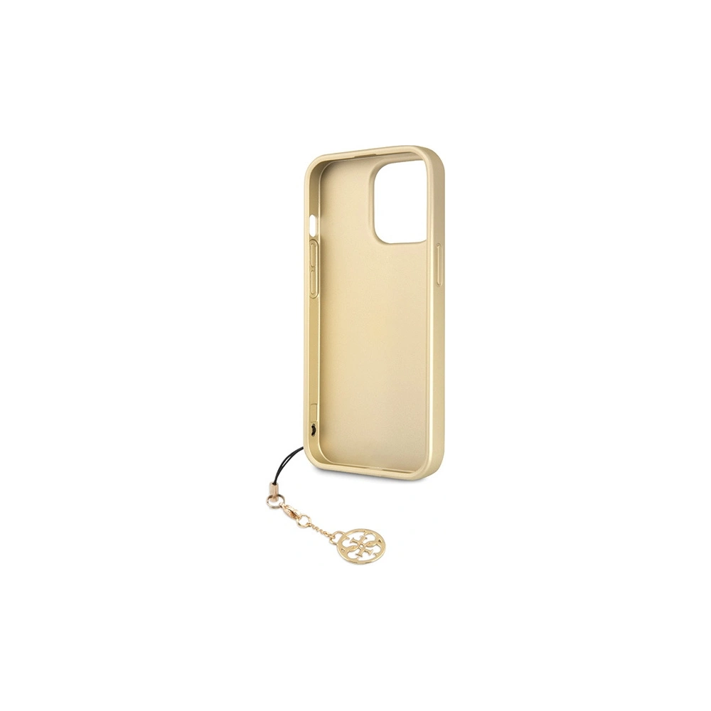 Wholesale Guess GUHCP14LGF4GGR Apple iPhone 14 Pro gray hardcase 4G Charms Collection - GUE2608 - {ean13} - Hurt