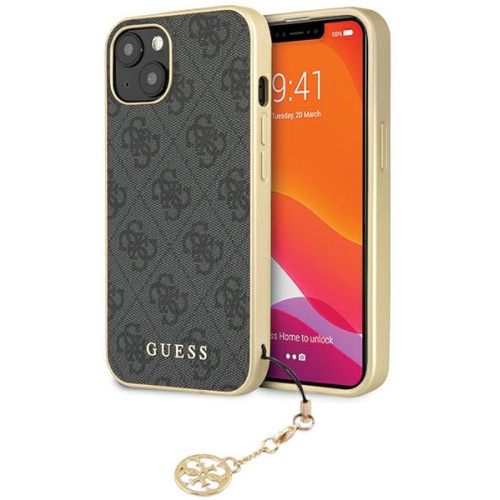 Hurtownia Guess - 3666339169886 - GUE2609 - Etui Guess GUHCP14SGF4GGR Apple iPhone 14 szary/grey hardcase 4G Charms Collection - B2B homescreen