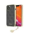 Etui Guess GUHCP14SGF4GGR Apple iPhone 14 grau/grey Hardcase 4G Charms Collection