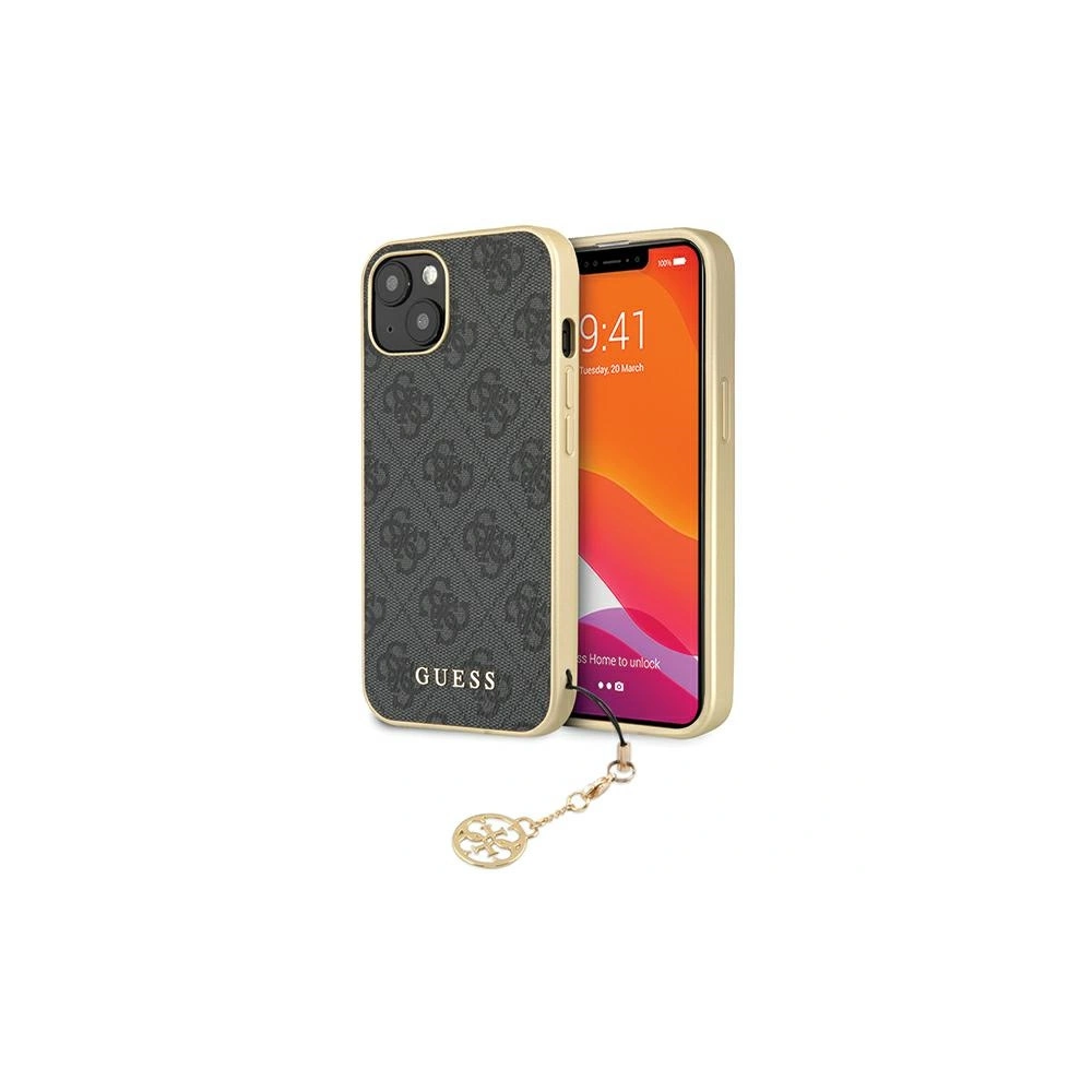 Hurtownia GSM - Etui Guess GUHCP14SGF4GGR Apple iPhone 14 šedý/grey hardcase 4G Charms Collection - GUE2609 - {ean13} - Hurt