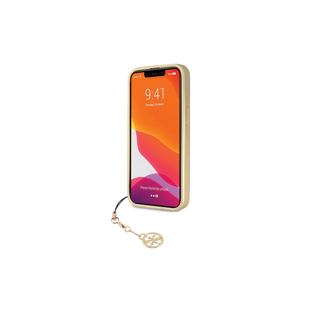 Hurtownia GSM - Etui Guess GUHCP14SGF4GGR Apple iPhone 14 grau/grey Hardcase 4G Charms Collection - GUE2609 - {ean13} - Hurt