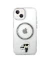 Hurtownia GSM - Etui Karl Lagerfeld KLHMP13MHNKCIT Apple iPhone 13 hardcase transparent Iconic Karl&Choupette Magsafe - KLD1586 - {ean13} - Hurt