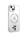 Wholesale Karl Lagerfeld KLHMP13MHNKCIT Apple iPhone 13 hardcase transparent Iconic Karl&Choupette Magsafe - KLD1586 - {ean13} - Hurt