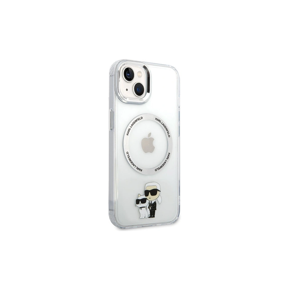 Hurtownia GSM - Etui Karl Lagerfeld KLHMP13MHNKCIT Apple iPhone 13 Hartschale transparent Iconic Karl&Choupette Magsafe - KLD1586 - {ean13} - Hurt